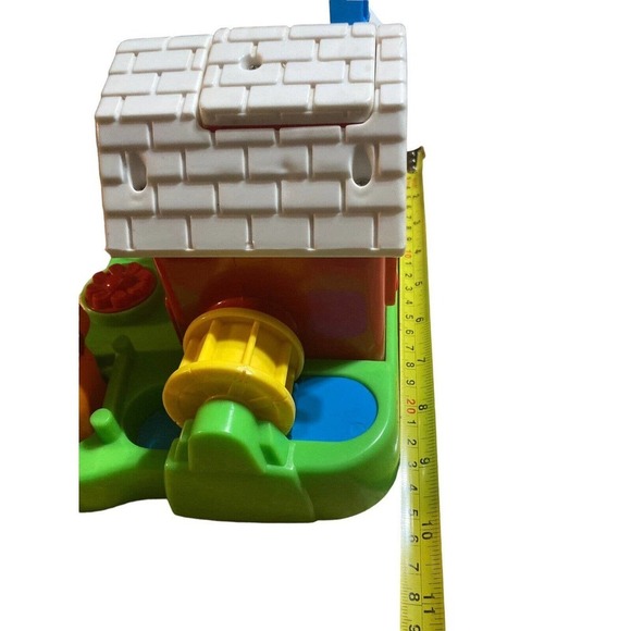 Vintage Fisher Price Red Activity Barn Silo Farm 1988 Toy Pretend Play - Picture 6 of 7